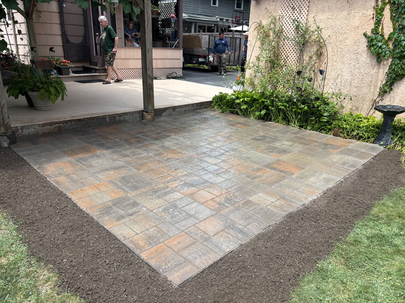 Paver patio installation Poughkeepsie